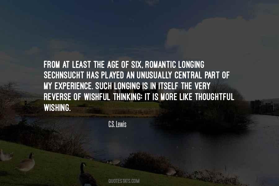 Thinking Romantic Quotes #1562679