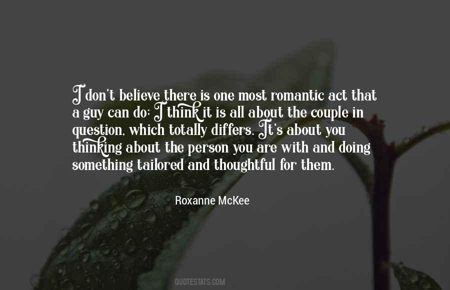 Thinking Romantic Quotes #216423