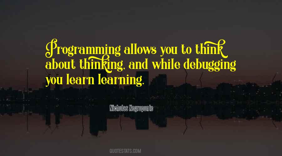 Learn Programming Quotes #1844604