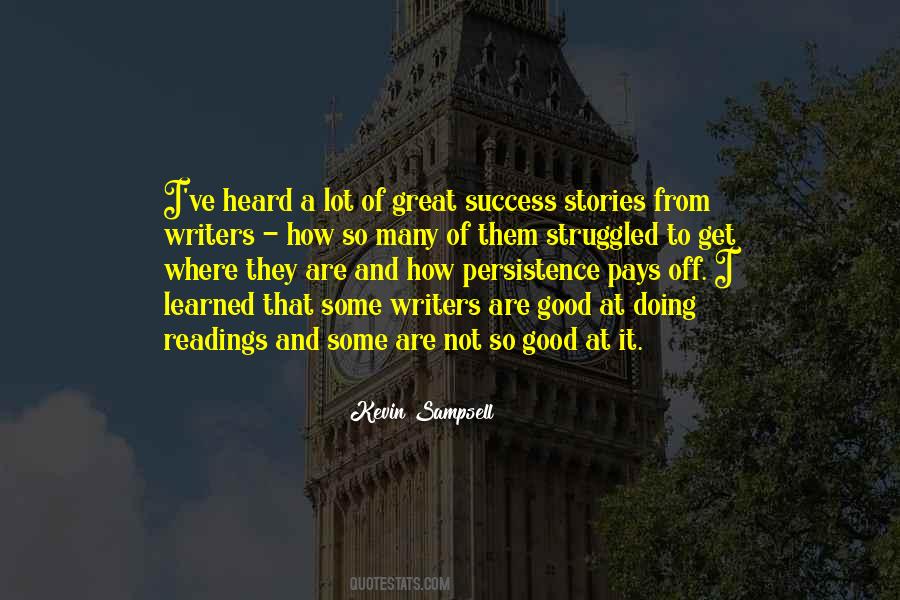 It Pays Off Quotes #1688353