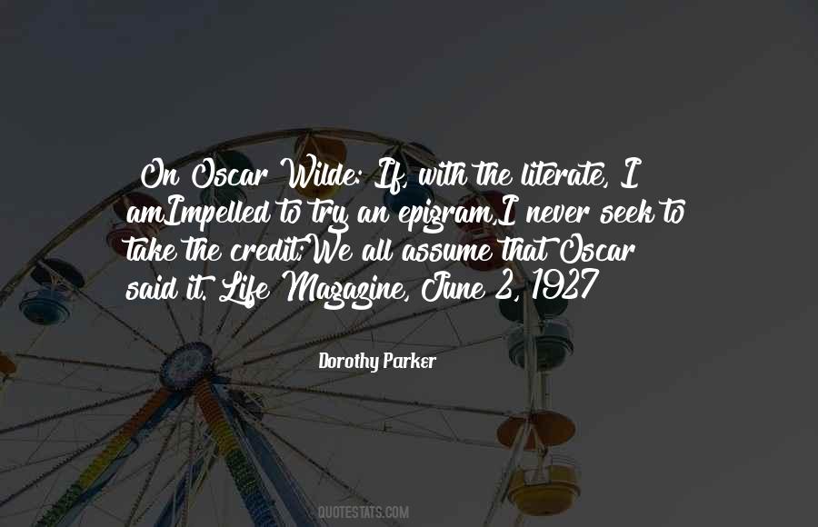 Oscar Wilde On Quotes #986881