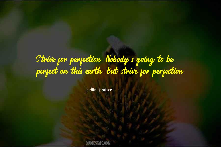 To Strive For Perfection Quotes #1395638