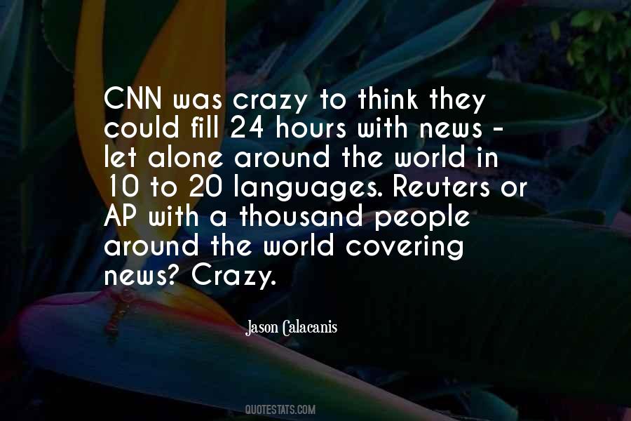 Crazy Alone Quotes #39128