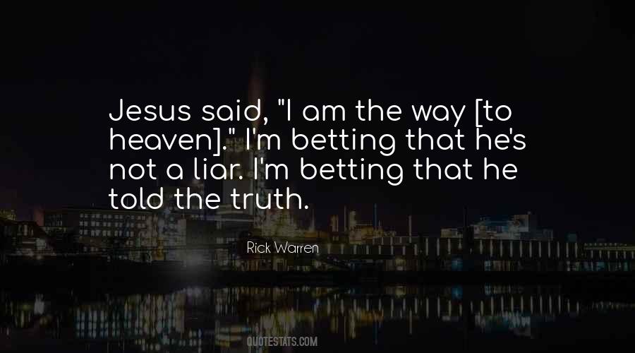 Truth Jesus Quotes #1119313