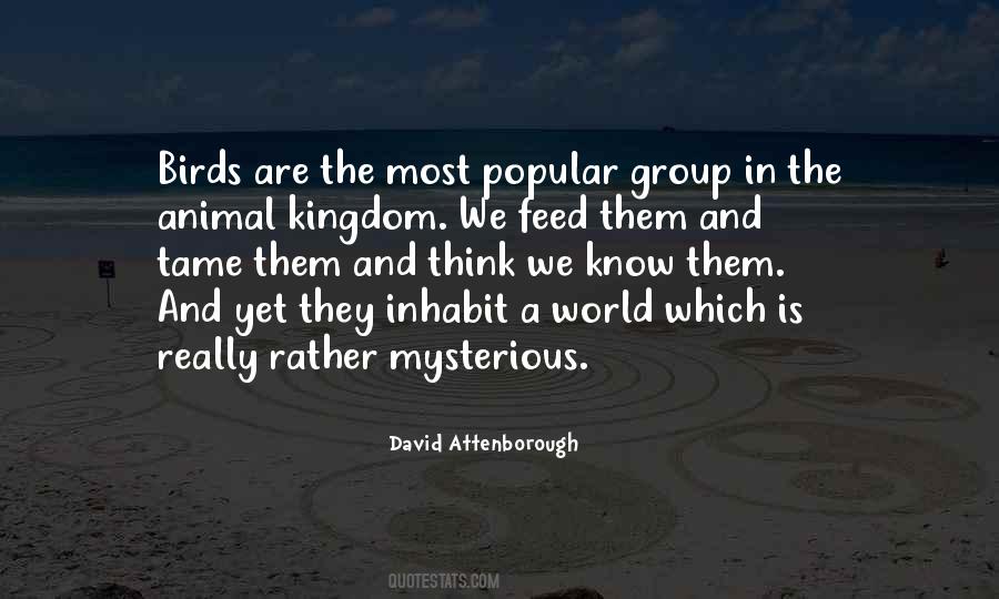 Group Of Birds Quotes #1637286