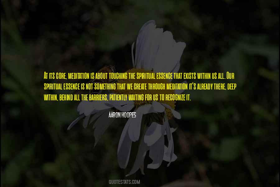 Spiritual Meditation Quotes #1595799