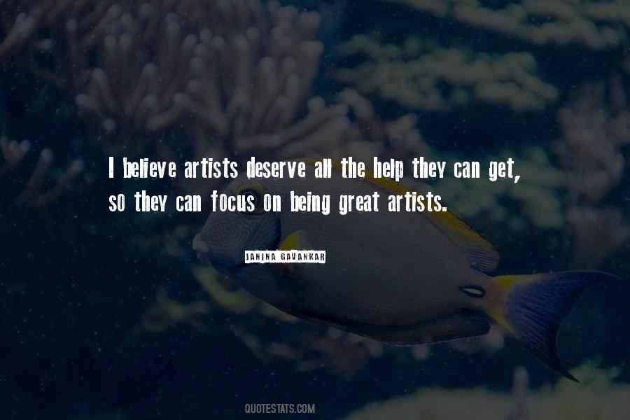 Quotes About Great Artists #185806