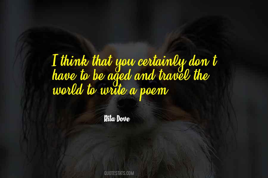 Travel Poem Quotes #245716