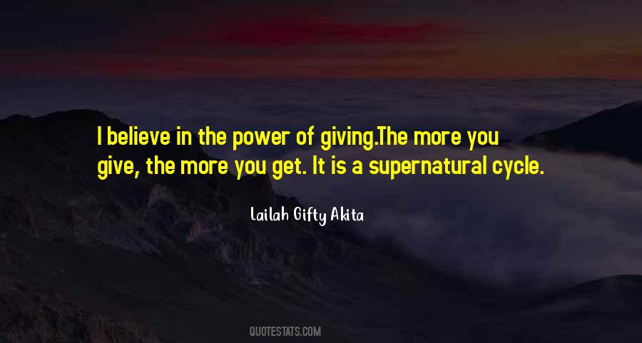 Supernatural Power Quotes #1086760