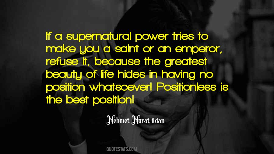Supernatural Power Quotes #63354