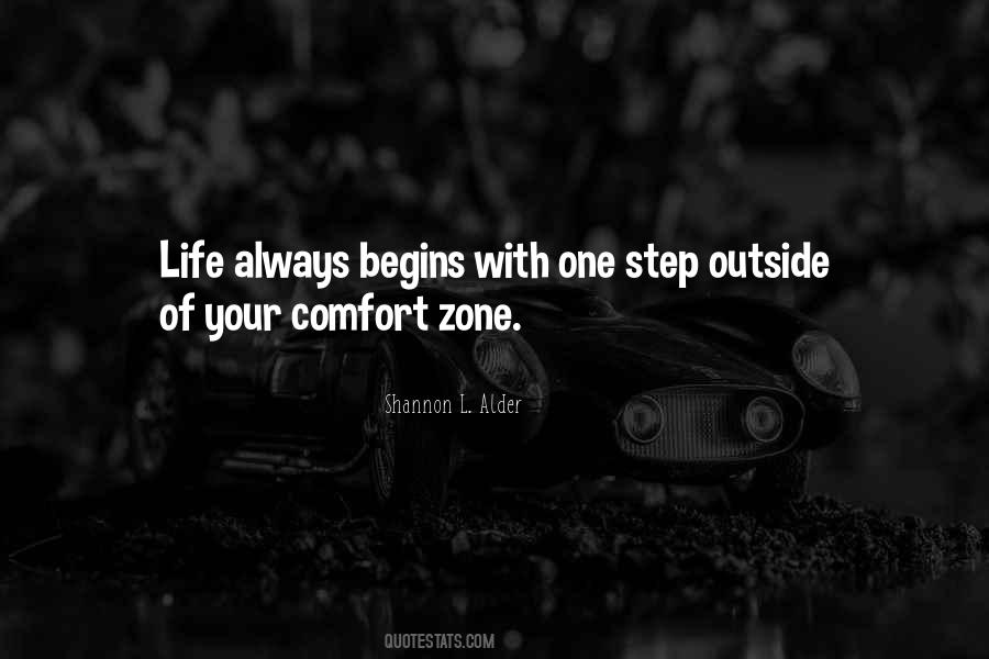 Step Outside Your Comfort Zone Quotes #1221130