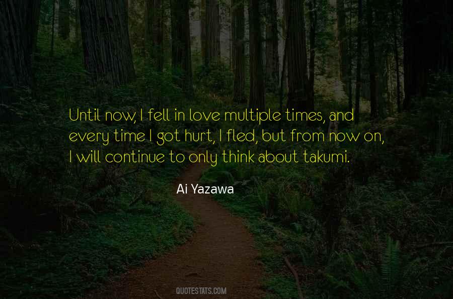 Hurt In Love Quotes #27033