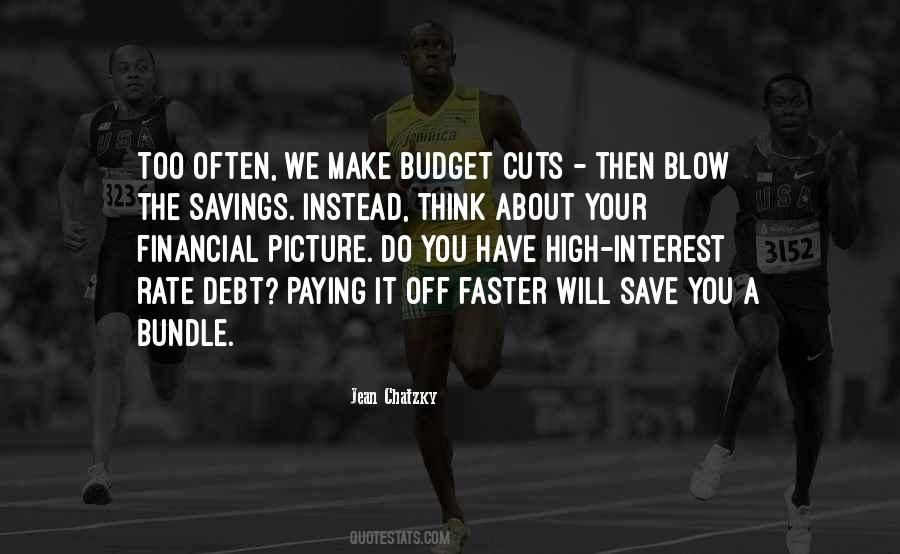 Financial Budget Quotes #686644