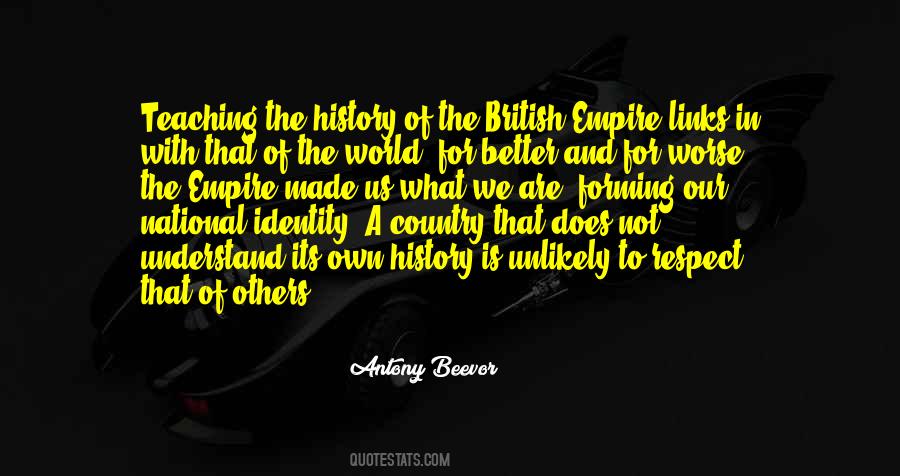 Respect History Quotes #1134997