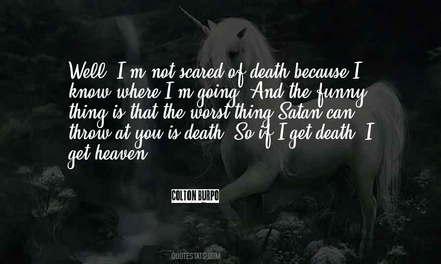 Not Scared Of You Quotes #1821611