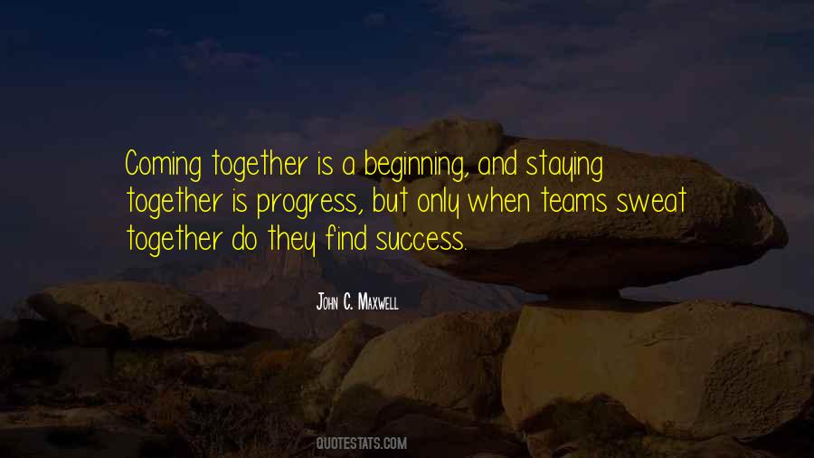 Success Beginning Quotes #742364