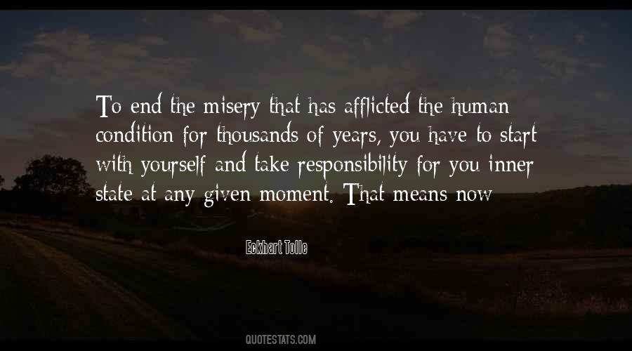 End The Misery Quotes #663320
