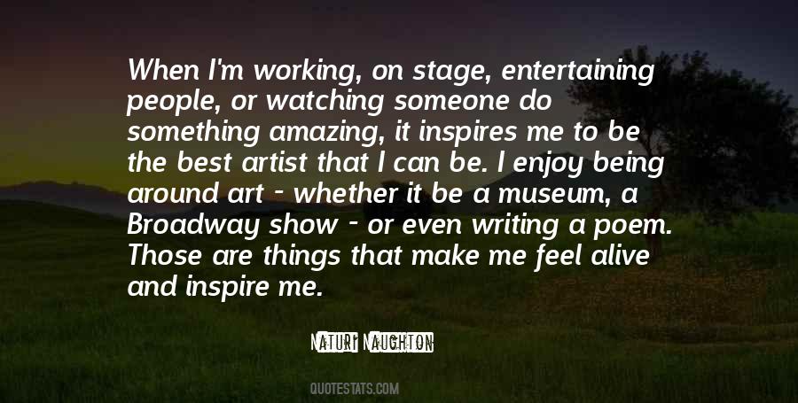Do Amazing Things Quotes #1079850