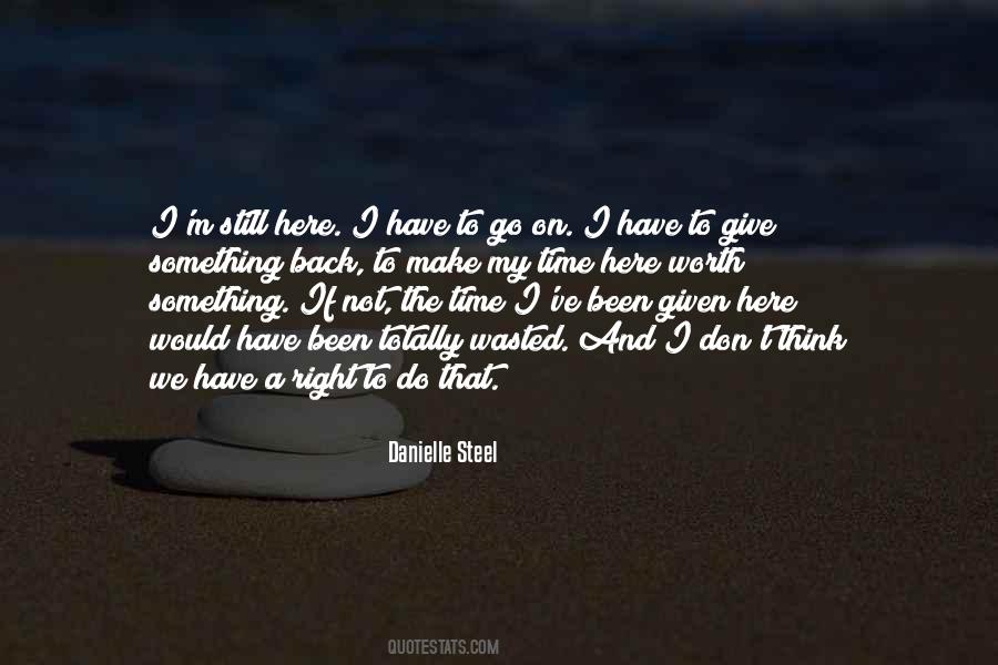 Time To Do Something Right Quotes #149425