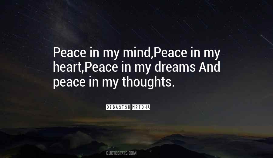 Peaceful Dreams Quotes #1207184