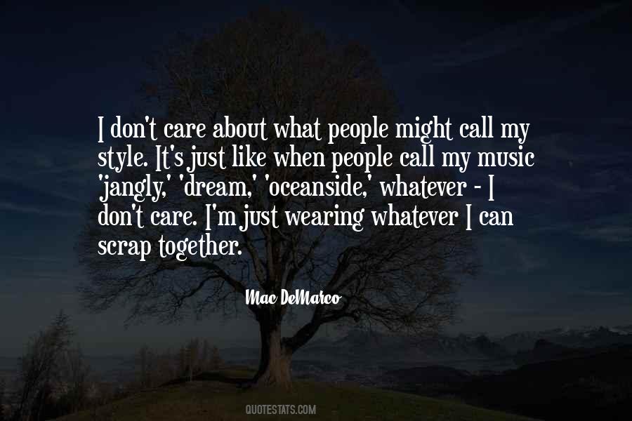 Just Care Quotes #193982