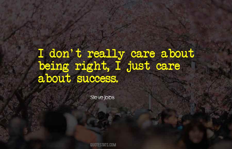 Just Care Quotes #591663