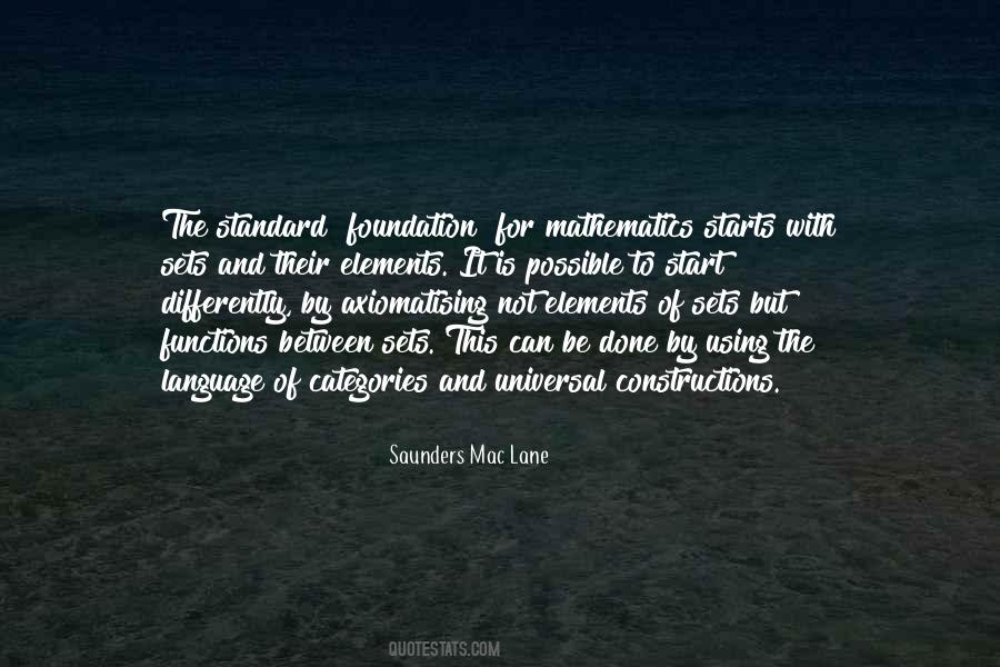 Mac Lane Quotes #315628