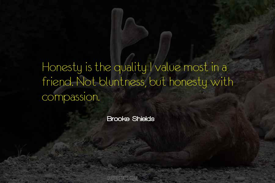 The Value Of Honesty Quotes #346375