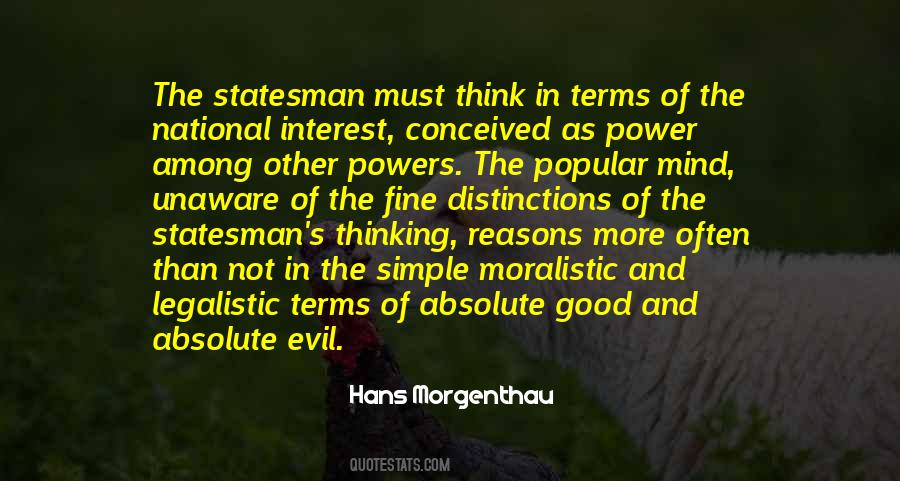 Good And Evil Power Quotes #824083