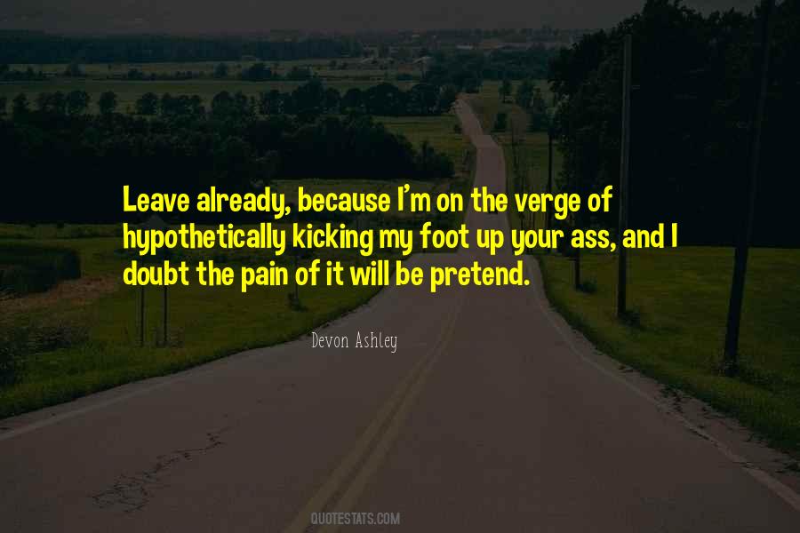 Foot Pain Quotes #51890