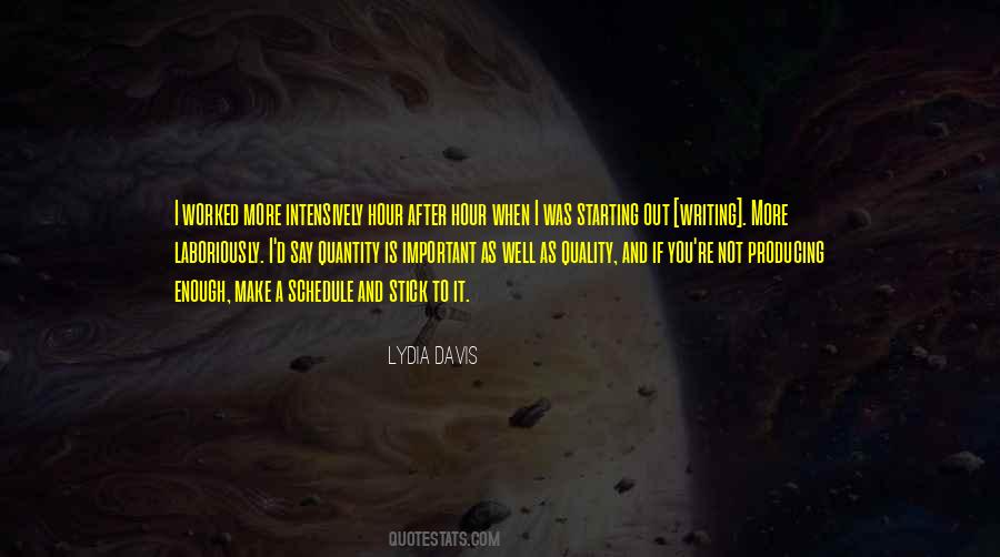 Quality And Not Quantity Quotes #1047029