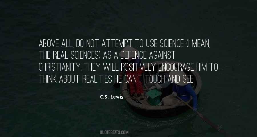 Quotes About Science And Christianity #1278102