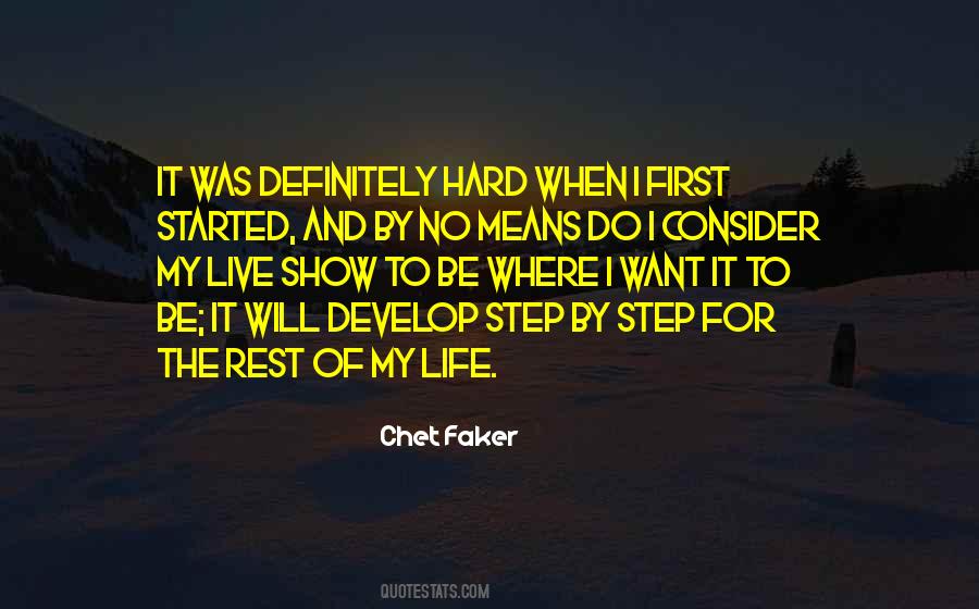 I Will Live My Life Quotes #945143