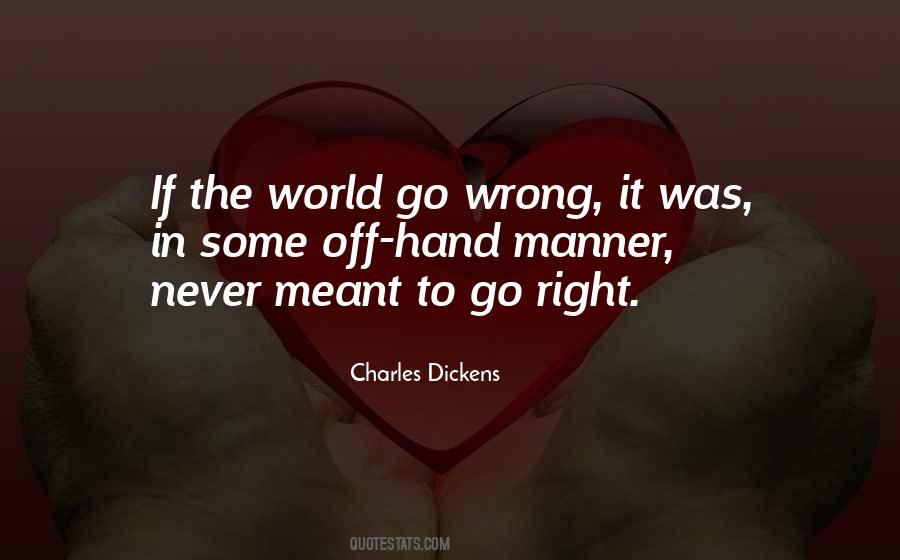 World Go Wrong Quotes #139692