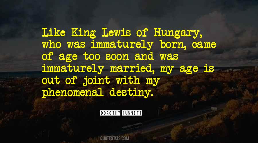 Born To Be King Quotes #274472