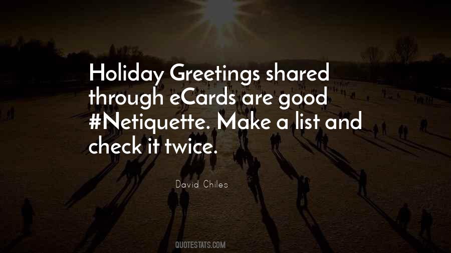 Good Holiday Quotes #294710