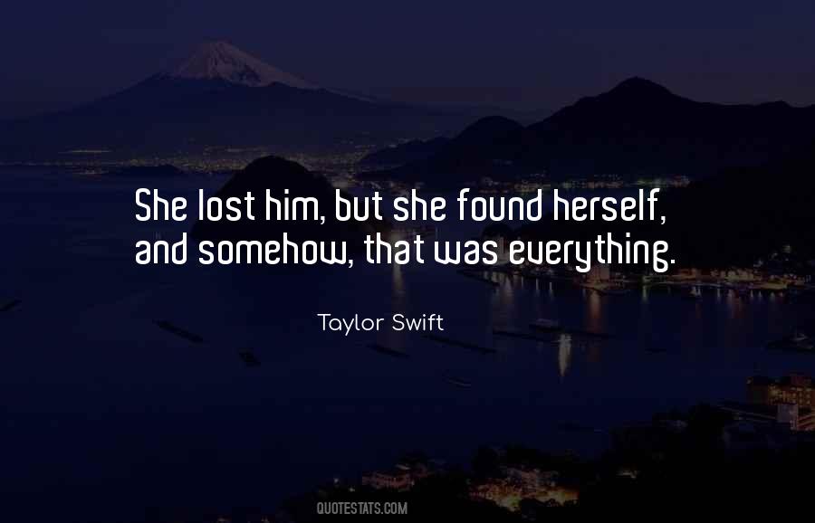 Lost Him Quotes #1400561