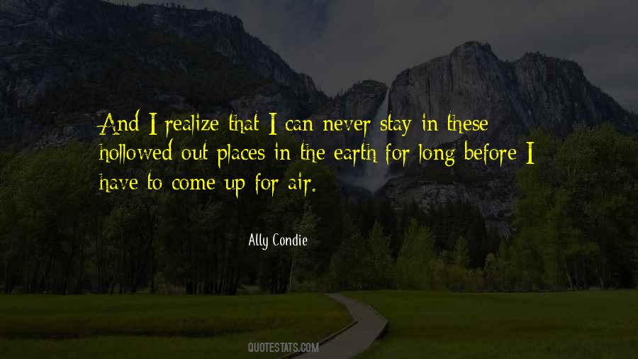 Places To Stay Quotes #976717
