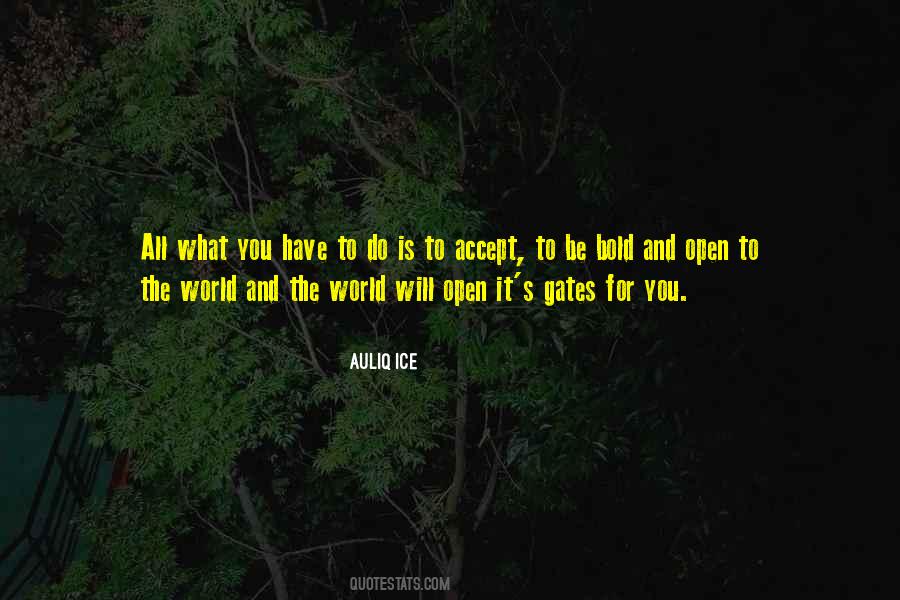Open The Gates Quotes #1535429