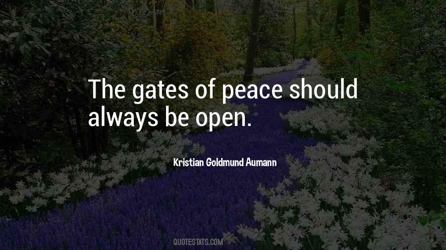 Open The Gates Quotes #1792630