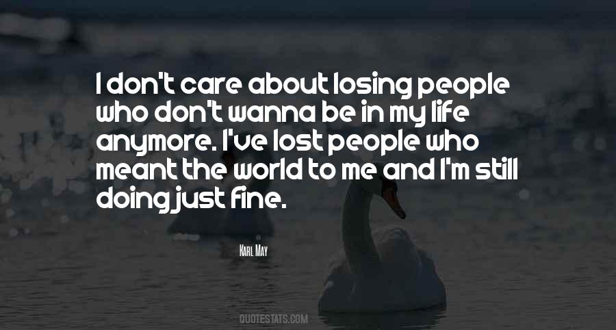 Lost In My Life Quotes #104815