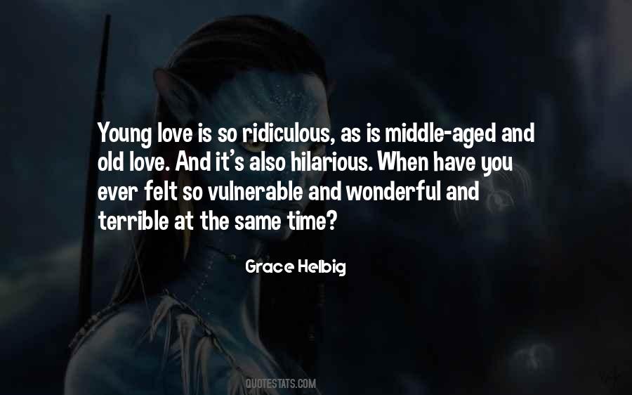 Old Young Love Quotes #82577