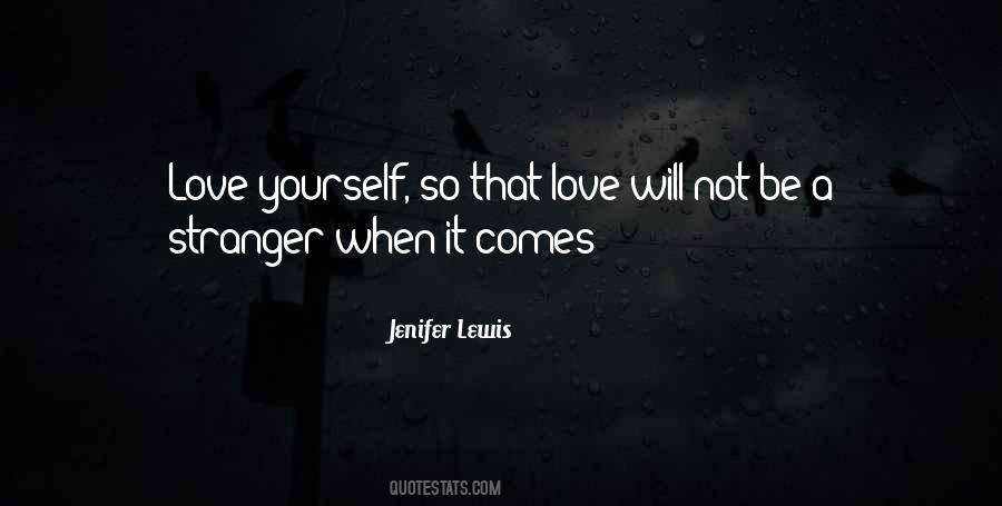 Love A Stranger Quotes #1566413