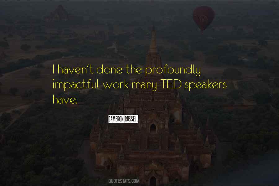 Impactful Work Quotes #1588501