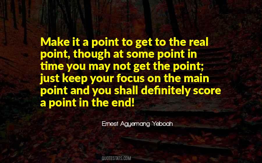 Focus Point Quotes #500392