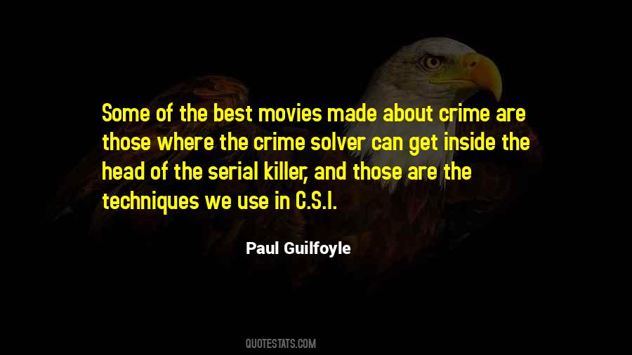 Best Crime Quotes #1149170