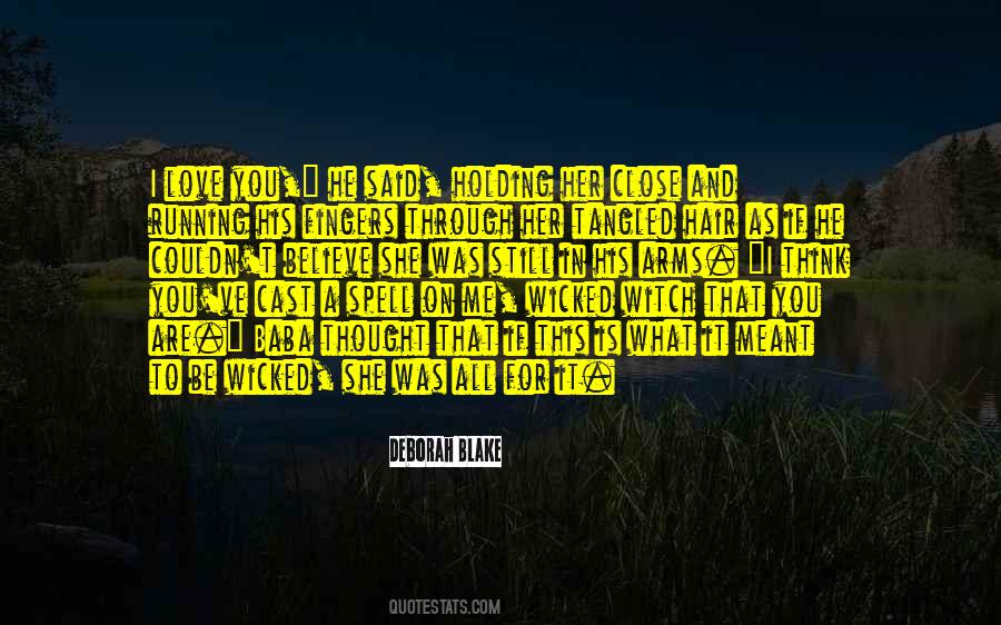 Fingers In Hair Quotes #1064527