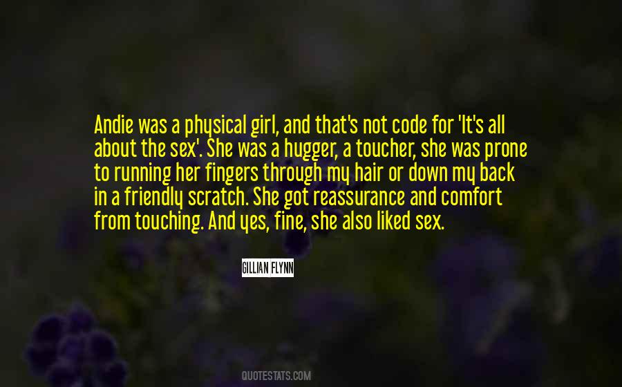 Fingers In Hair Quotes #1308711