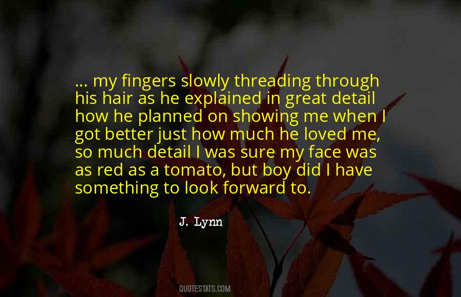 Fingers In Hair Quotes #1524031