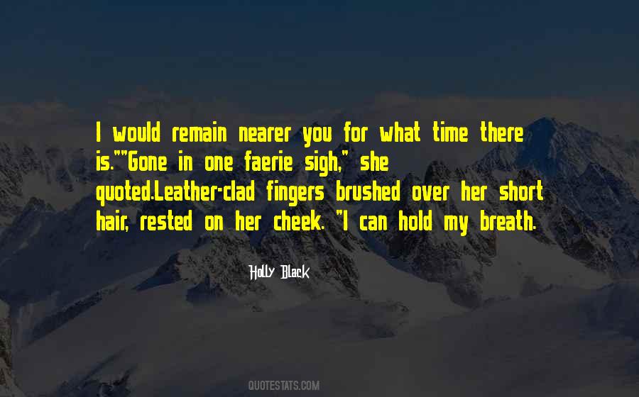 Fingers In Hair Quotes #455691